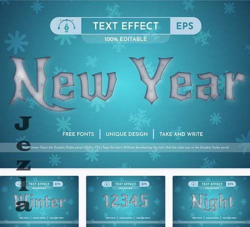 New Year - Editable Text Effect - 91567223