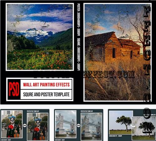 Square & Poster - Wall Art Painting Effects - SA39KWF