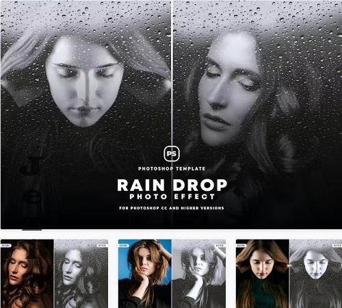 Rain Drop Photo Effect - JLUMRX3