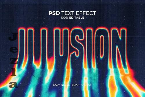 Illusion Melting Text Effect - NSQX9K6