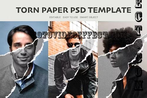 Torn Paper PSD Template - AJ7RXBQ