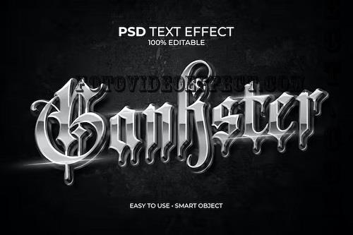 Gankster Metallic Text Effect - SYUL5FE