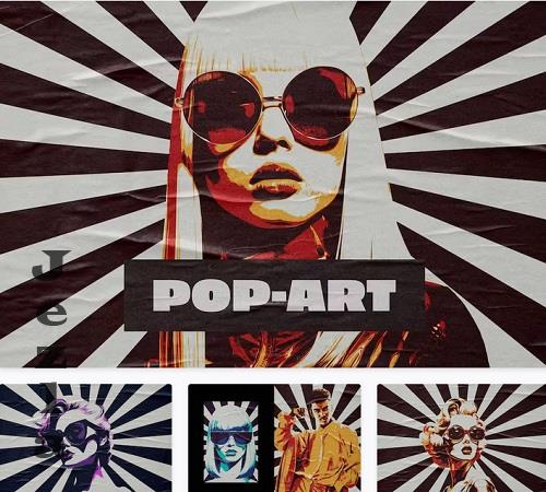 Сlassic Pop-Art Photo Effect - 91577408