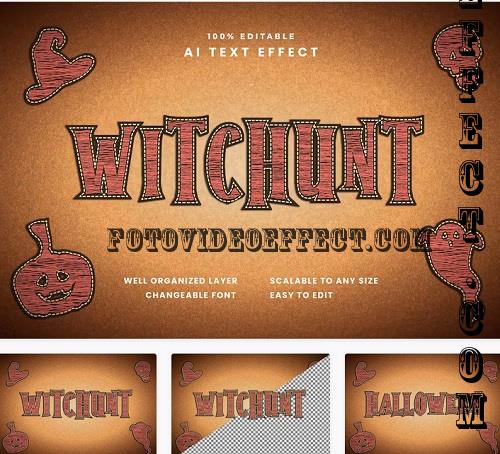 Witchunt Text Effect - HNKWW2G