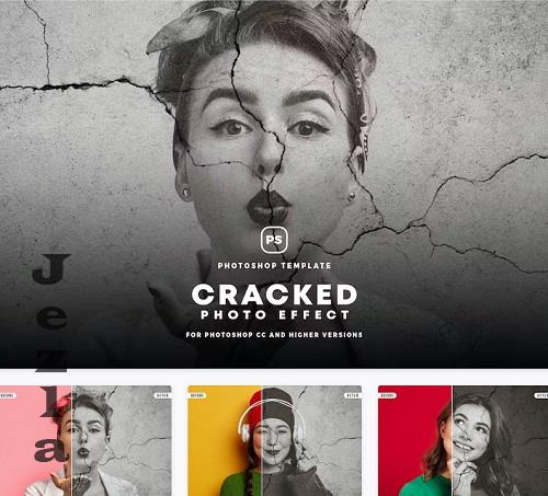 Cracked Photo Effect - ECWREB2