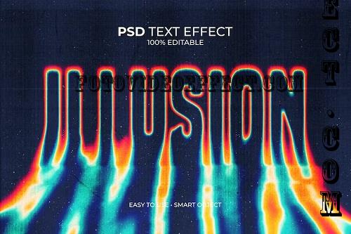 Illusion Melting Text Effect - NSQX9K6