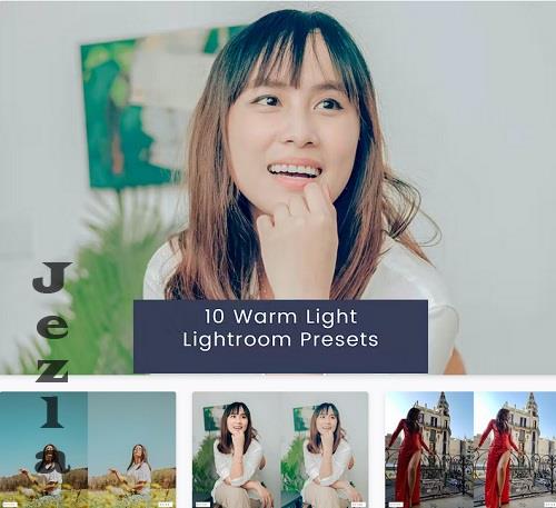 10 Warm Light Lightroom Presets - DA5GLQG