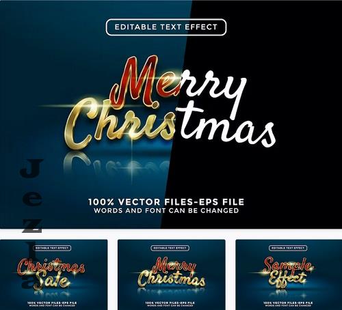 Christmas Editable Text Effect - Z3A23LC