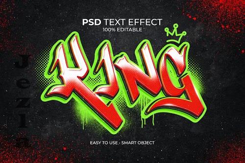 King Bomber Graffiti Text Effect - GRFRVNH