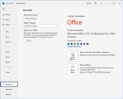 Microsoft Office 2024 Version 2312 Build 17103.20000 Preview LTSC AIO x86/x64  Multilanguage B558472cd39a2670ba0d208416fc8c73