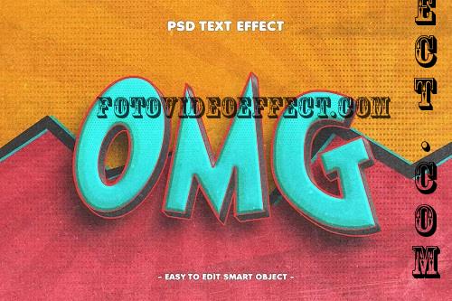 OMG Comic Blast Text Effect Layer Style - 8EZS7VS