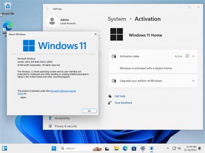 Windows 11 AIO 13in1 23H2 Build 22631.2506 (No TPM Required) Preactivated  Multilingual