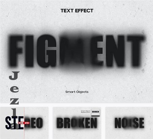 Noise Distortion Text Effect - USDQDRW