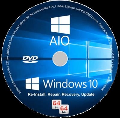 Windows 10 22H2 build 19045.3636 AIO 16in1 Preactivated  Multilingual