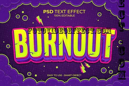 Burnout Text Effect - V4D72KR