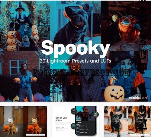 20 Spooky Lightroom Presets LUTs - 91564209
