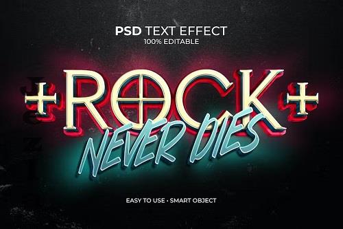 Rock Never Dies Text Effect - 3T9QL3Q
