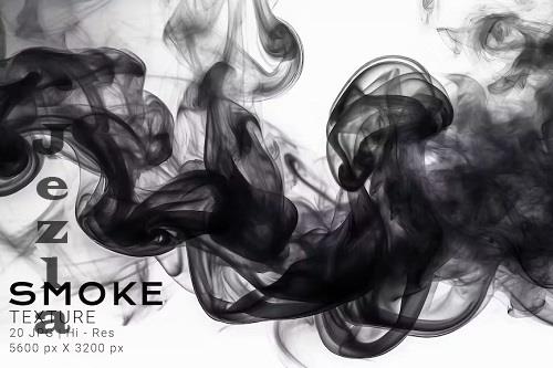 Black Smoke Background - QC5UY84