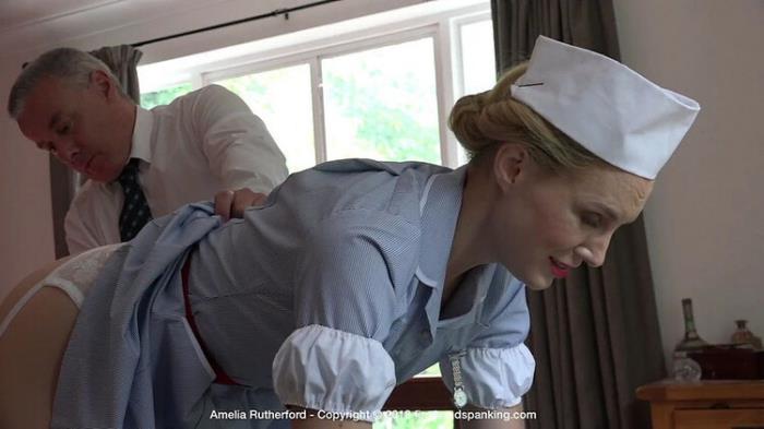 New Nurse Amelia Rutherford Realises That Dr Grey Is A Fearsome Spanker