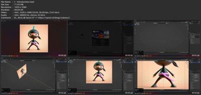 Blender Ninja Character Modeling: From Concept To  Render E04f0dc89a474841c969a154262bae5e