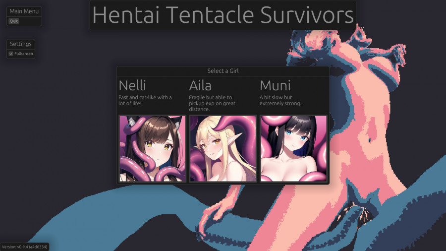 Hentai Tentacle Survivors - Version 1.3.2 by Cute Pen Games Porn Game