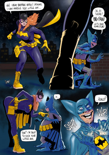 FenrisComix - Bat Girl vs Bat Mite Porn Comic