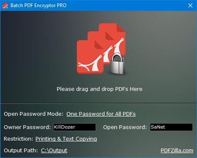 Batch PDF Encryptor PRO  1.2