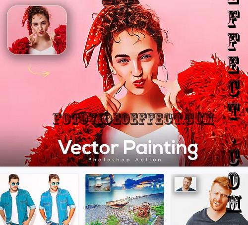 Vector Painting Photoshop Action - MD22PTS