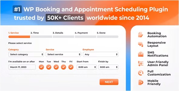 Codecanyon - Bookly PRO v6.9 Appointment Booking and Scheduling Software System 7226091 NULLED