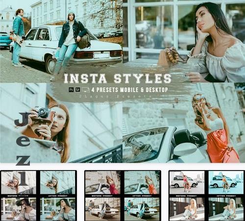 Insta Styles 4 Lightroom Presets Mobile & Desktop - G2MZCPG