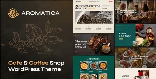 Themeforest - Aromatica v1.0 - Cafe & Coffee Shop WordPress Theme 48383081