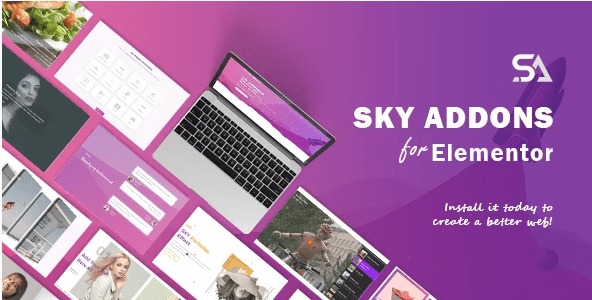 Codecanyon - Sky Addons v1.5.7 - for Elementor Page Builder WordPress Plugin 36576599 NULLED