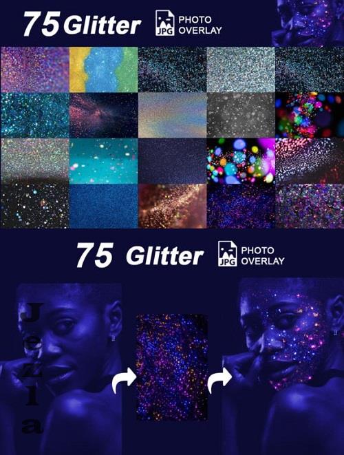 75 Glitter Photo Overlay V2