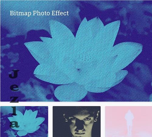 Bitmap Photo Effect - T8WEJZL