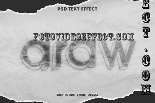 Draw Pencil Sketch Text Effect Layer Style - 85Y8JD7