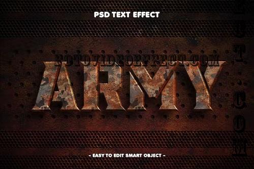 Army Force Editable Text Effect - V4BUNMZ