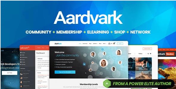 Themeforest - Aardvark v4.47 - Community, Membership, BuddyPress Theme 21281062