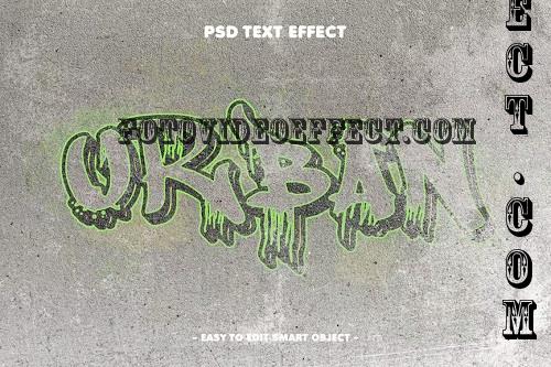 Urban Graffiti Paint Spray Text Effect - 6955DU6