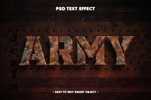 Army Force Editable Text Effect - V4BUNMZ