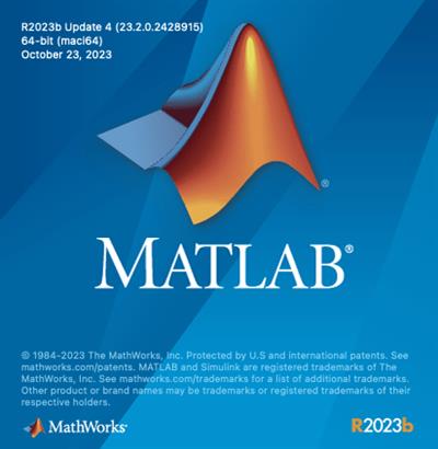 MathWorks MATLAB R2023b v23.2.0.2428915 macOS UB2  (x64)