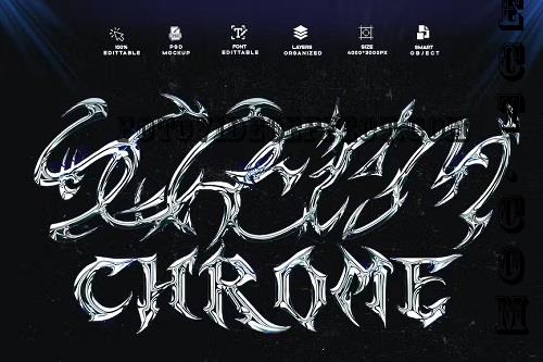 Ultra Chrome Text Effect Text Effect Vole 2 - REWM3F5