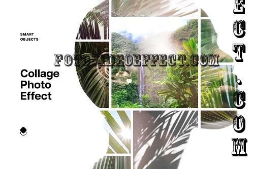 Double Exposure Collage Photo Effect - 91584931