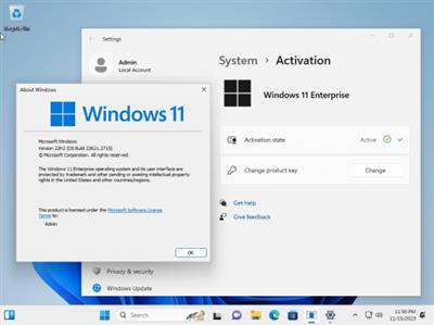 Windows 11 Enterprise 23H2 Build 22631.2715 (No TPM Required) Preactivated Multilingual November  2023