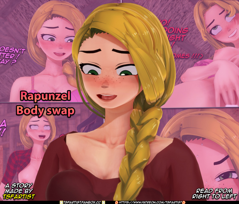 TSFartist - Rapunzel Body Swap Porn Comic