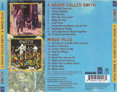 Smith - A Group Called Smith / Minus Plus (1969-70) [2014] Lossless