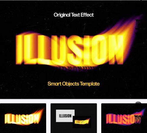 Melting Illusion Text Effect - 91603254