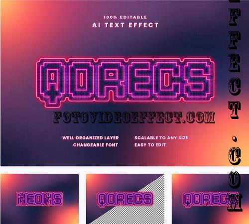 Qorecs Text Effect - MAHDZXF