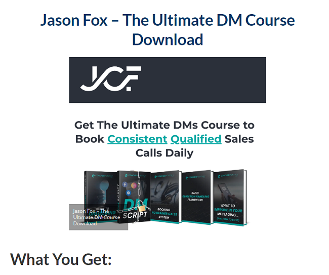Jason Fox – The Ultimate DM Course Download 2023