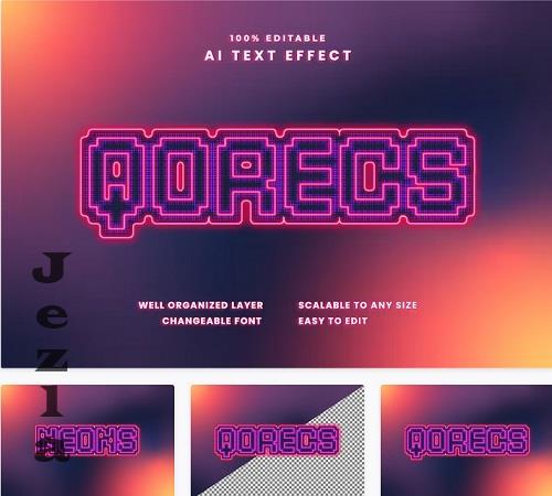 Qorecs Text Effect - MAHDZXF