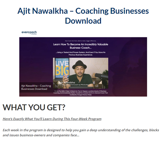 Ajit Nawalkha – Coaching Businesses Download 2023